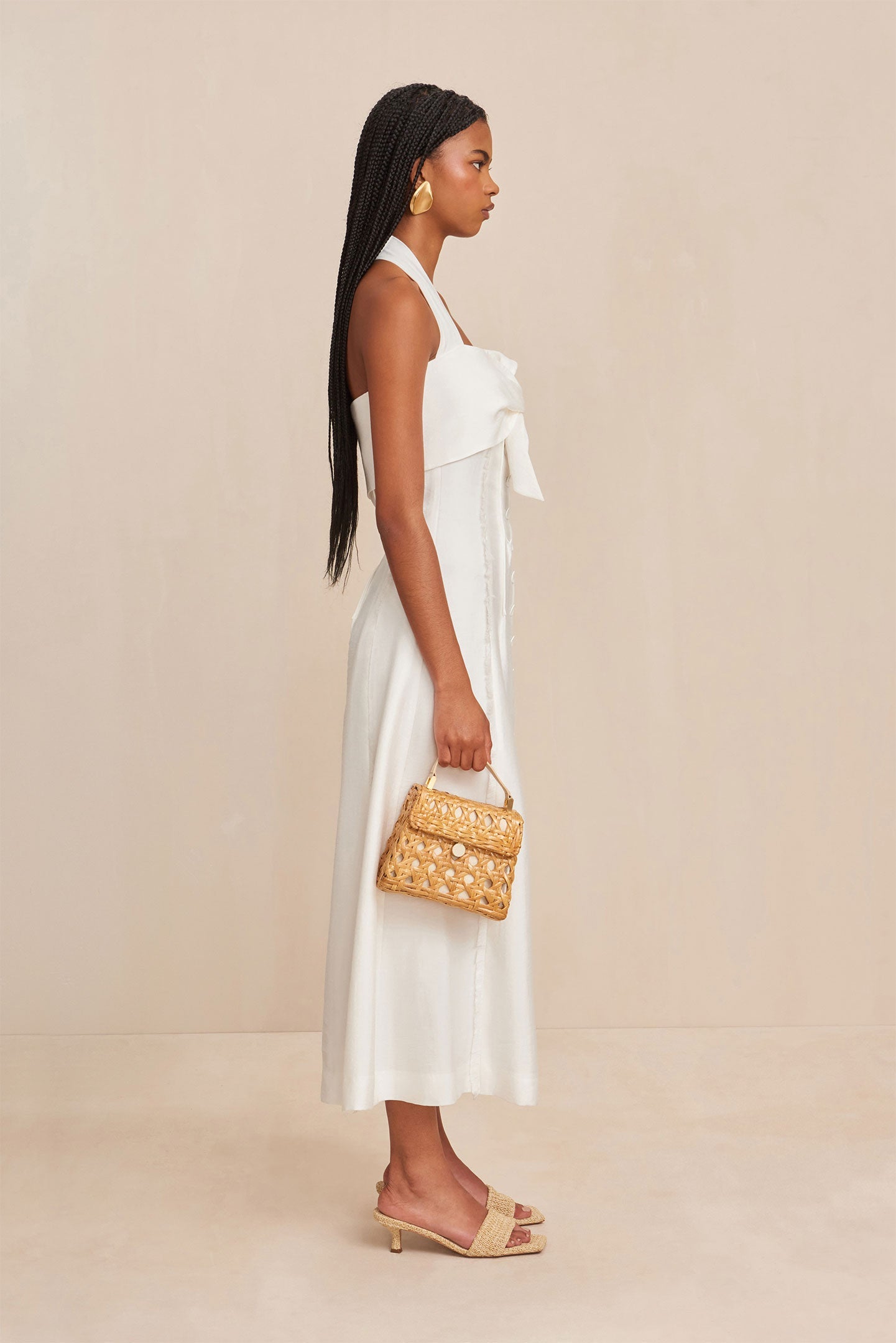 BRYLIE DRESS - OFF WHITE