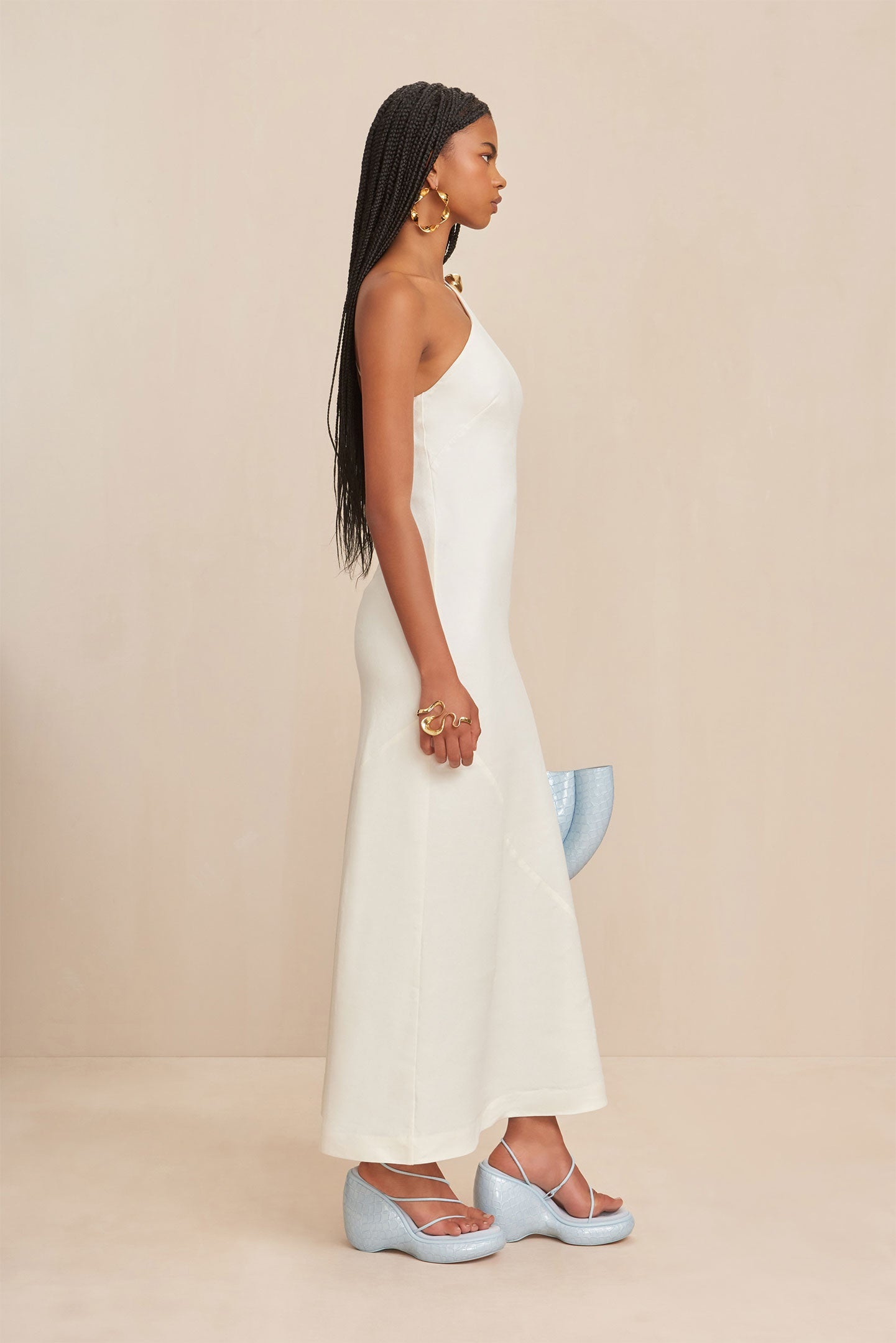 RINLEY DRESS - OFF WHITE