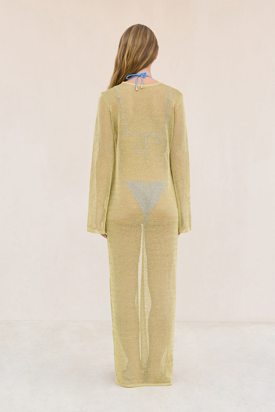KAYTRA KNIT COVERUP - GOLD