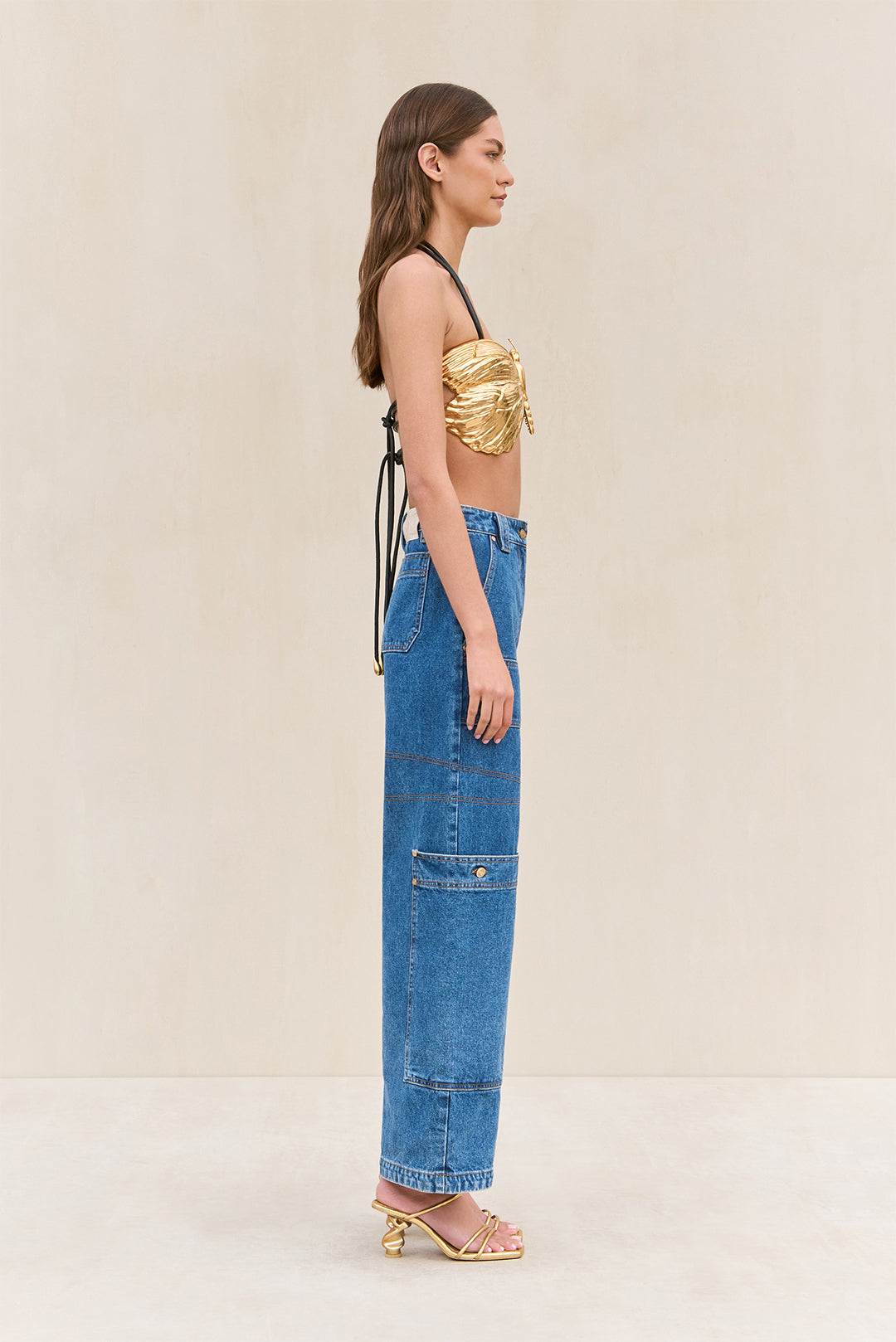 FARFALLA BRALETTE - ANTIQUE BRASS