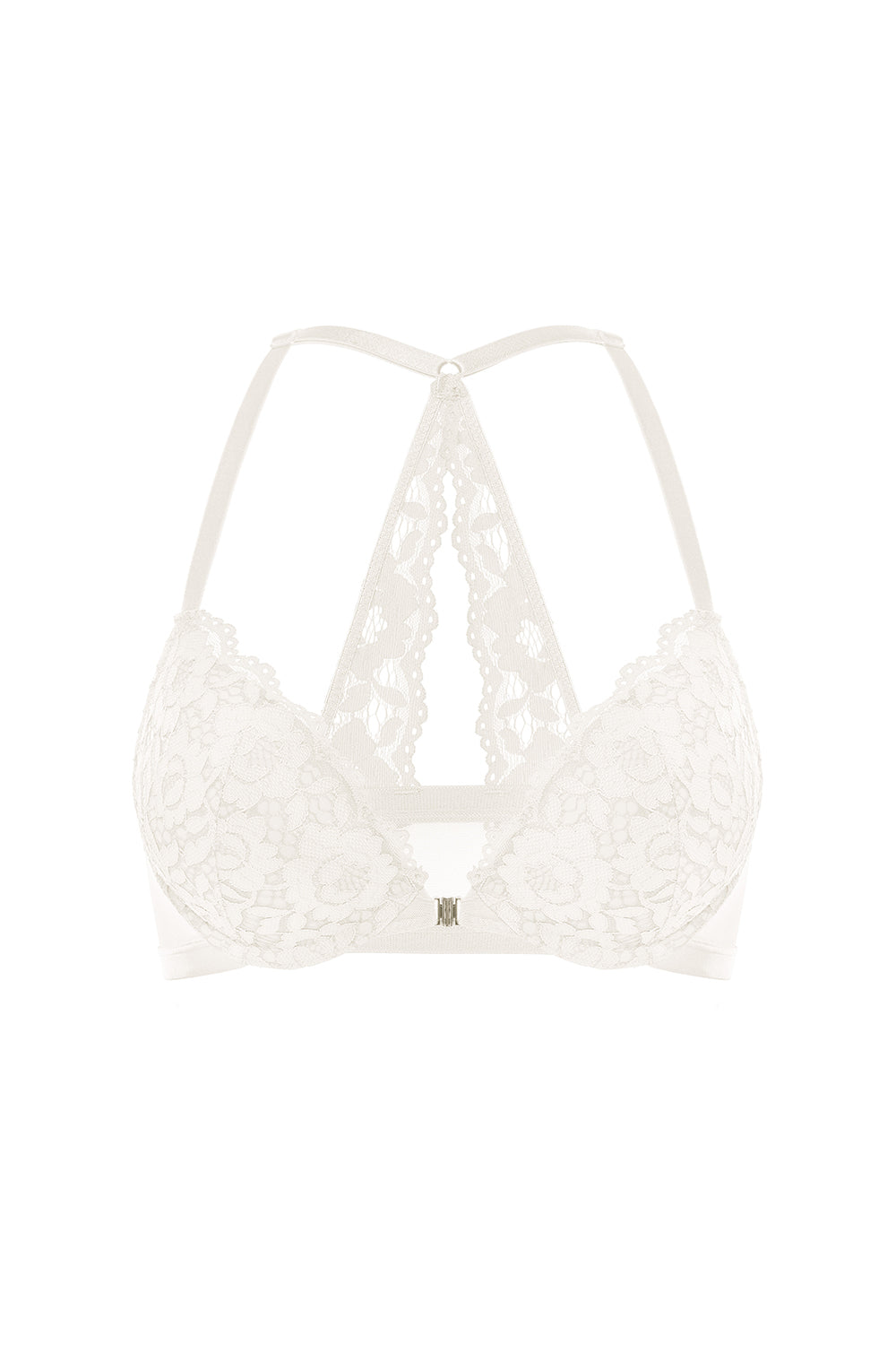 Lacy Racerback Push Up Bra