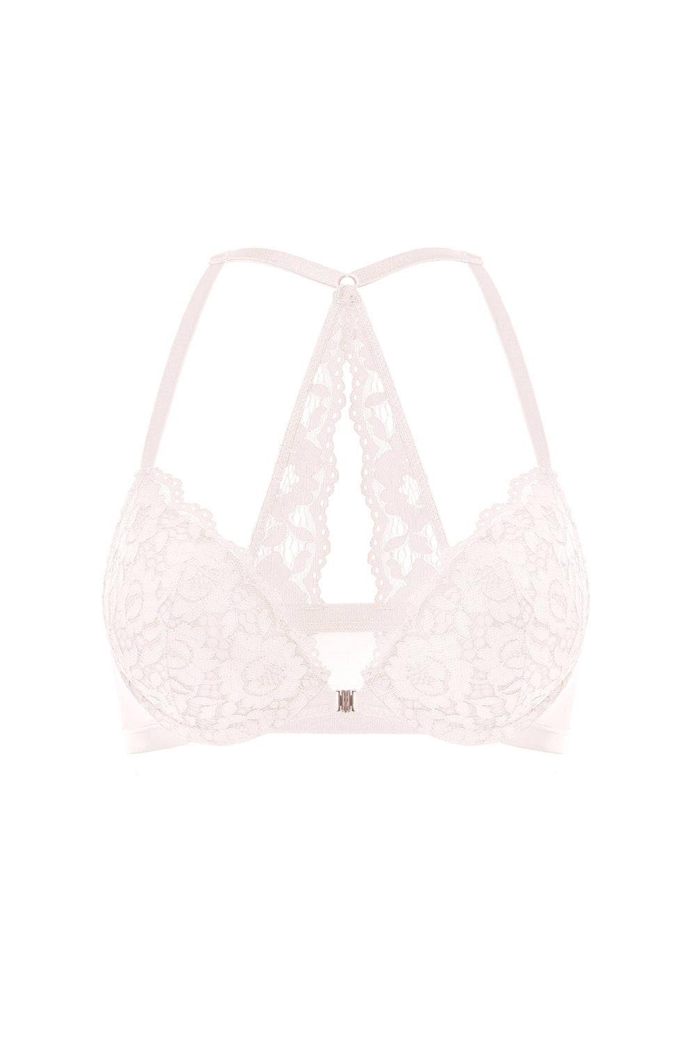 Lacy Racerback Push Up Bra
