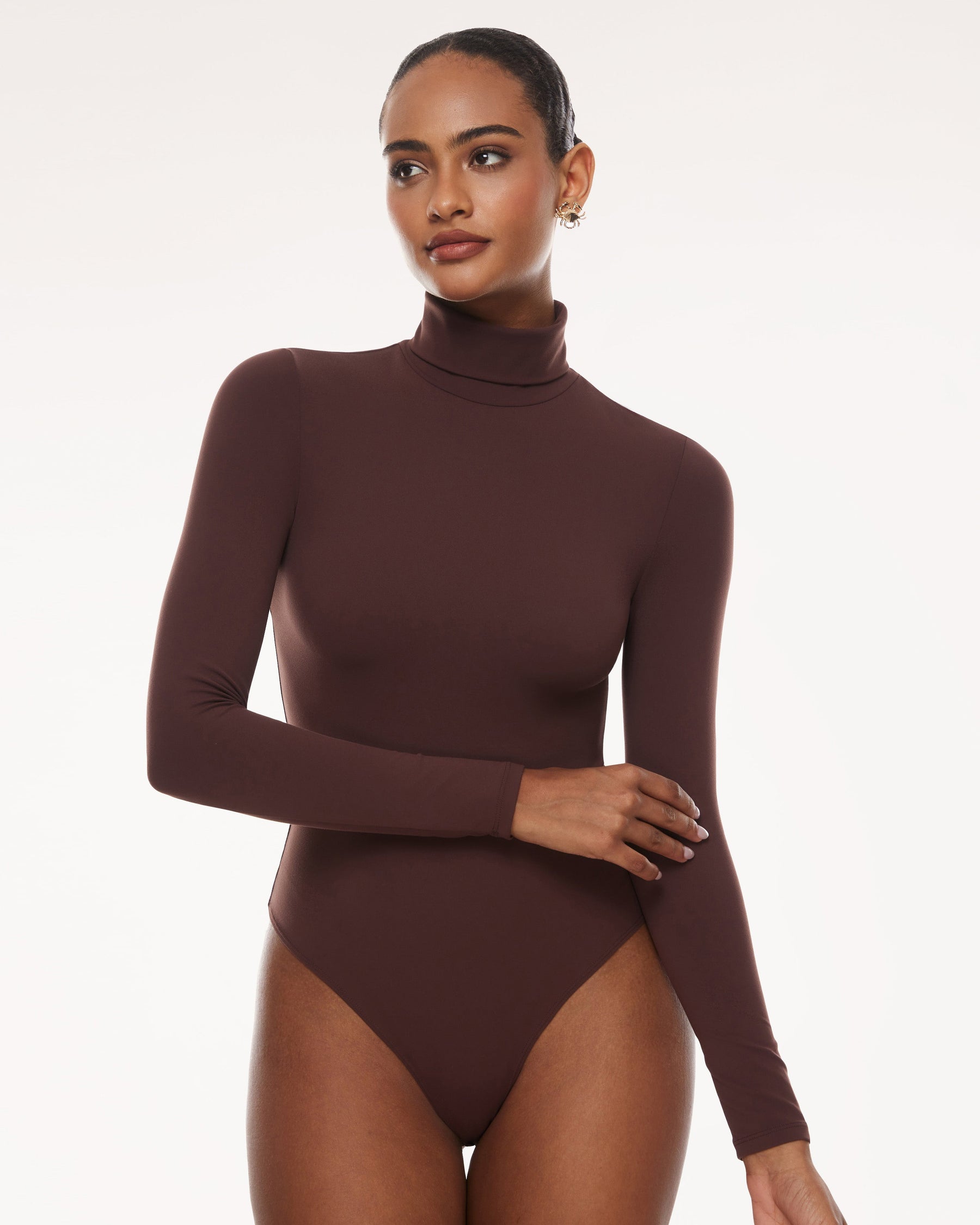 Turtleneck Long Sleeve Bodysuit