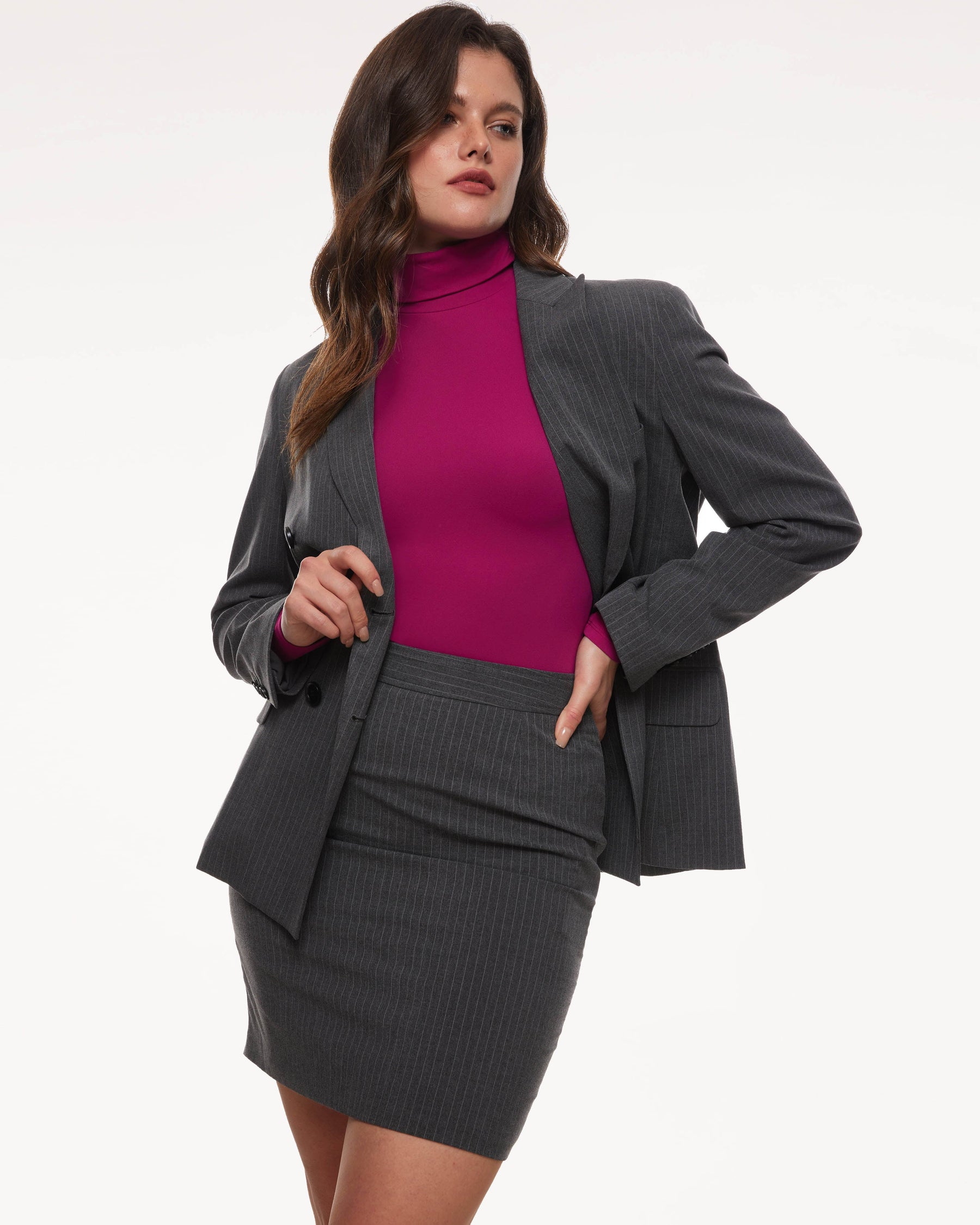 Turtleneck Long Sleeve Bodysuit