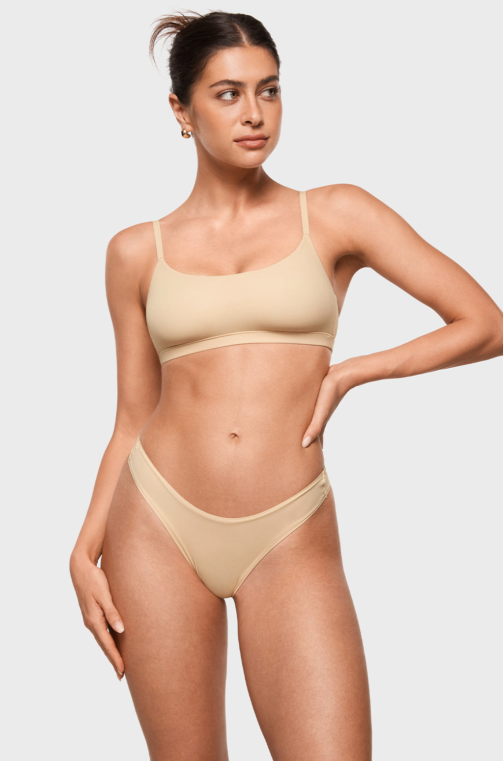V-shaped Low Rise Thongs 3 Pack