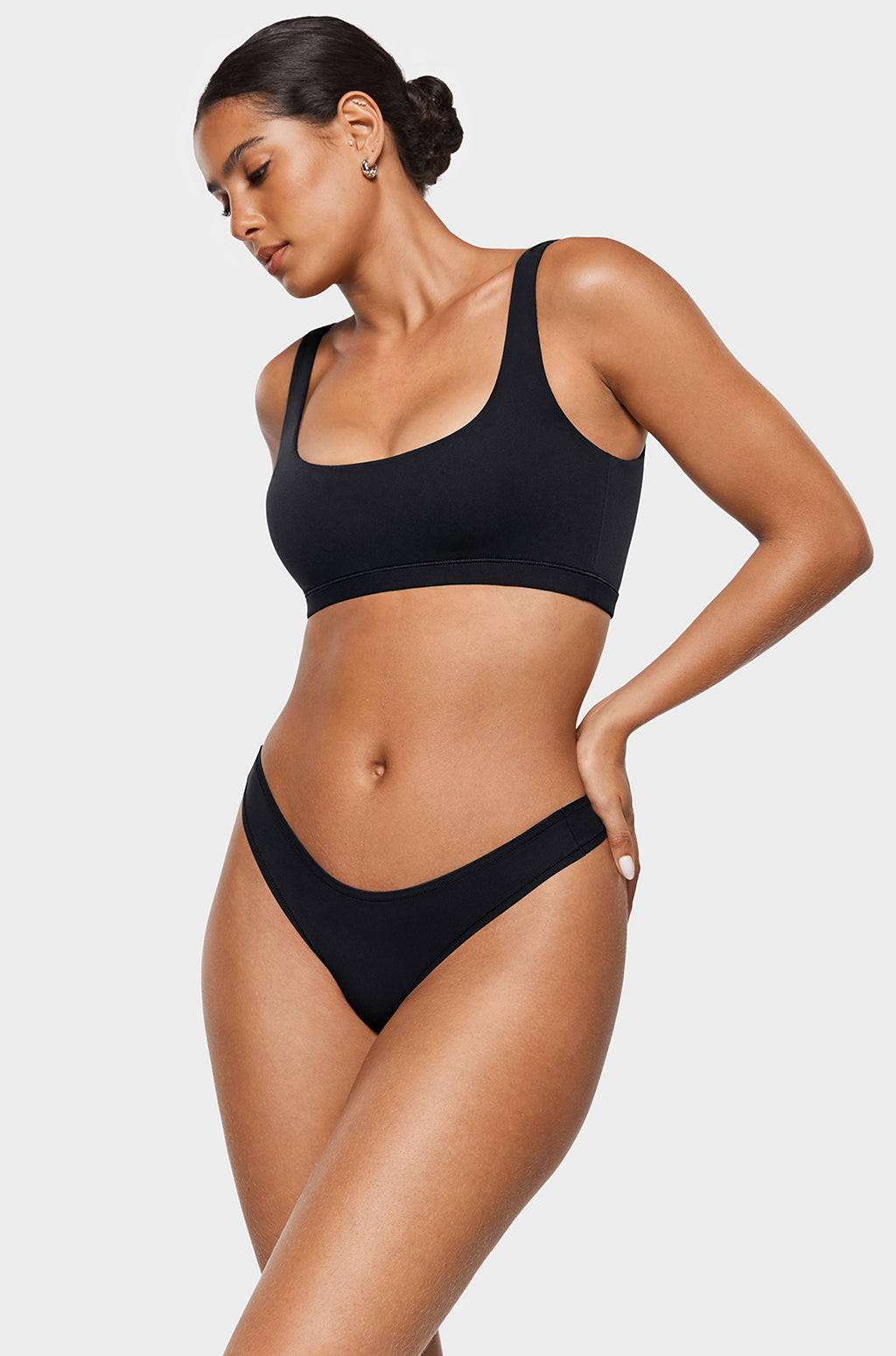 V-shaped Low Rise Thongs 3 Pack