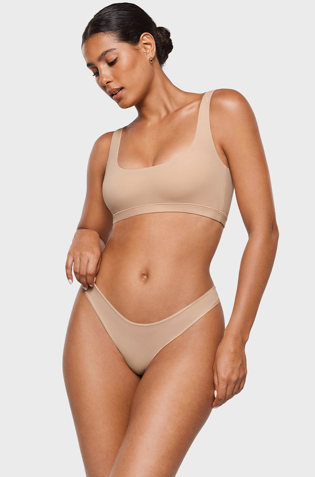 V-shaped Low Rise Thongs 3 Pack