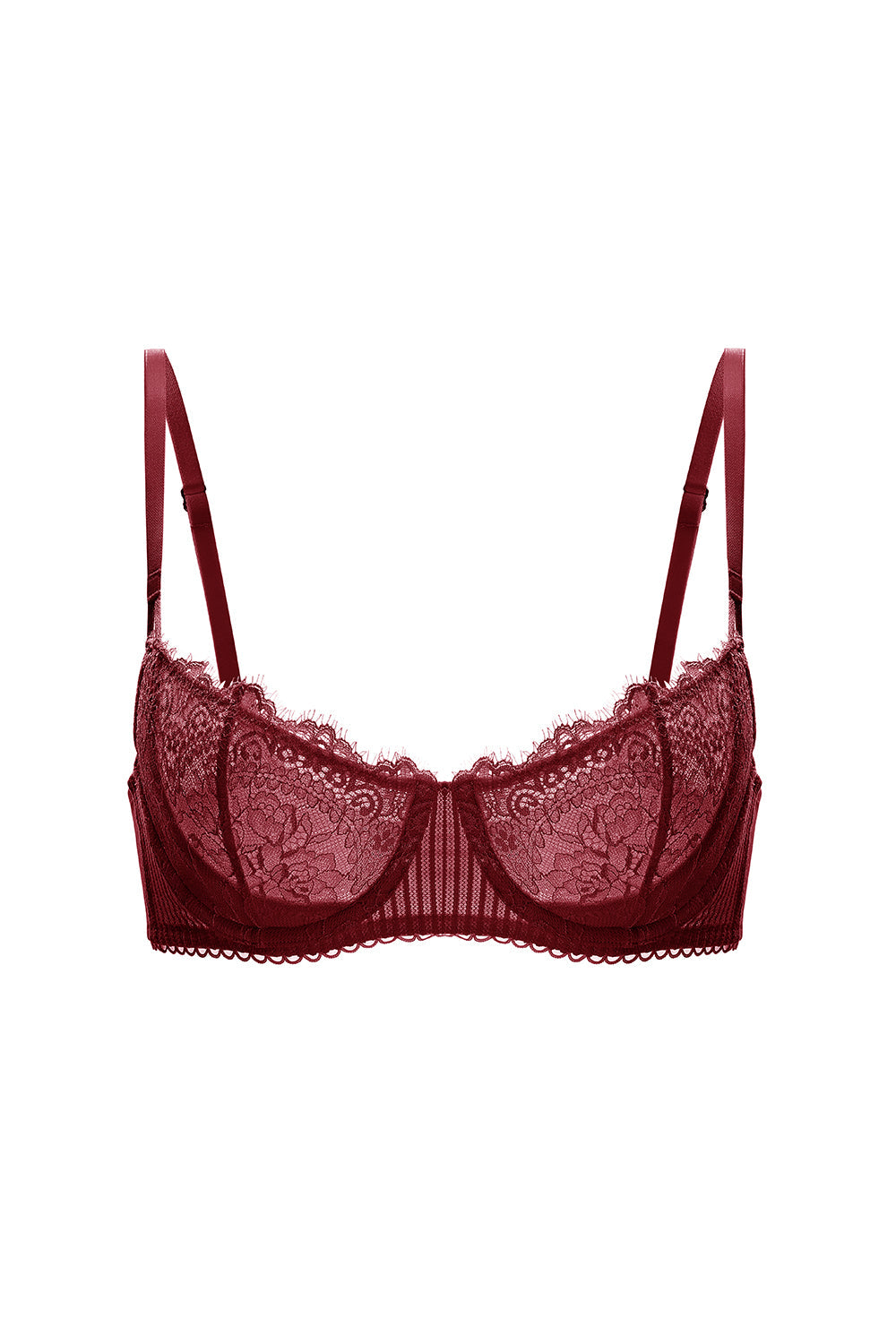 Sexy Lace Push Up Balconette Bra