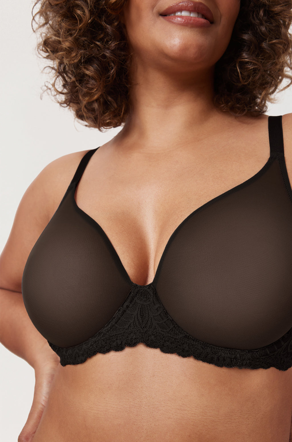 Vintage Lace Sheer Mesh Bra