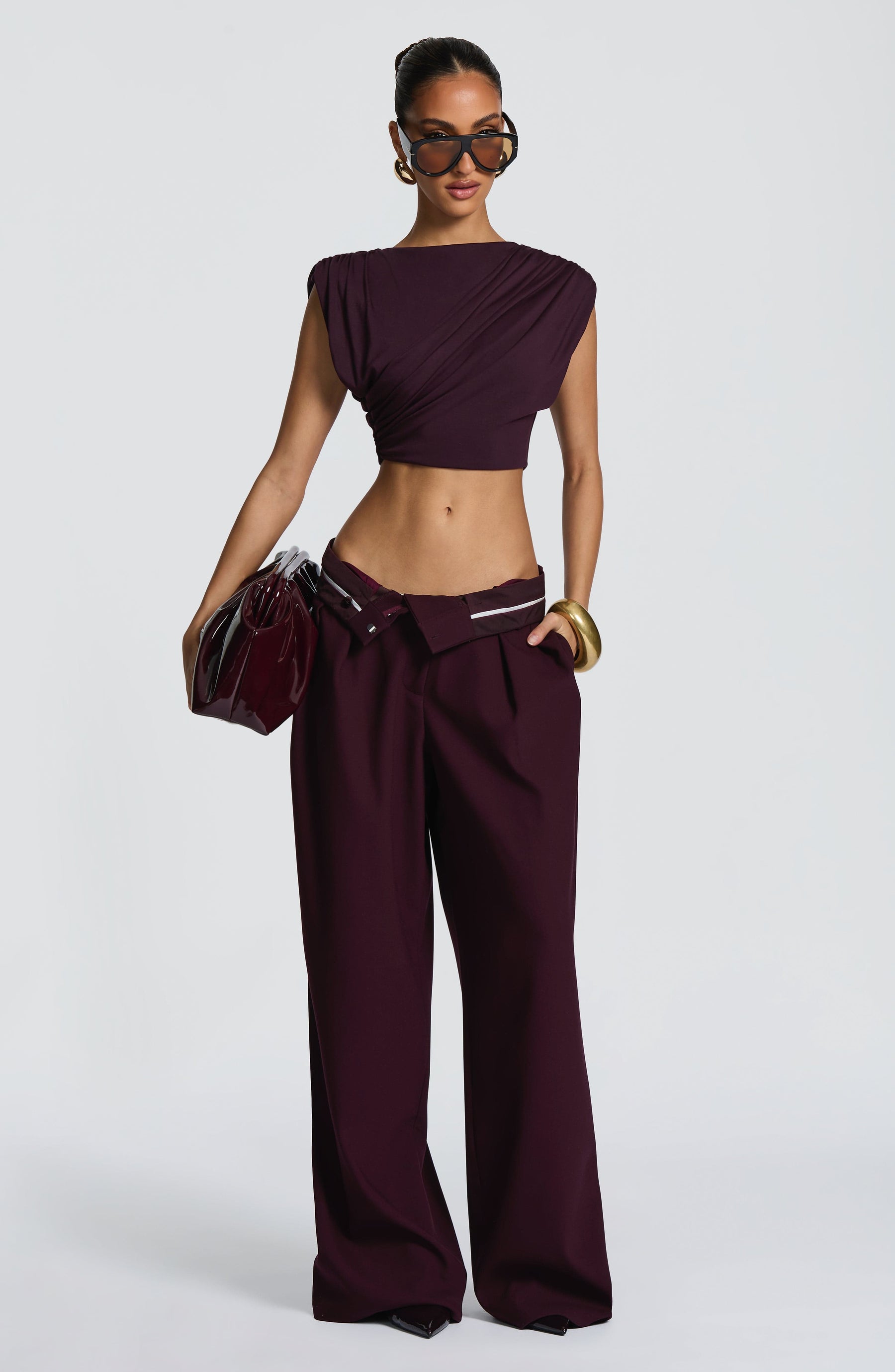 Kirsty Pants - Plum
