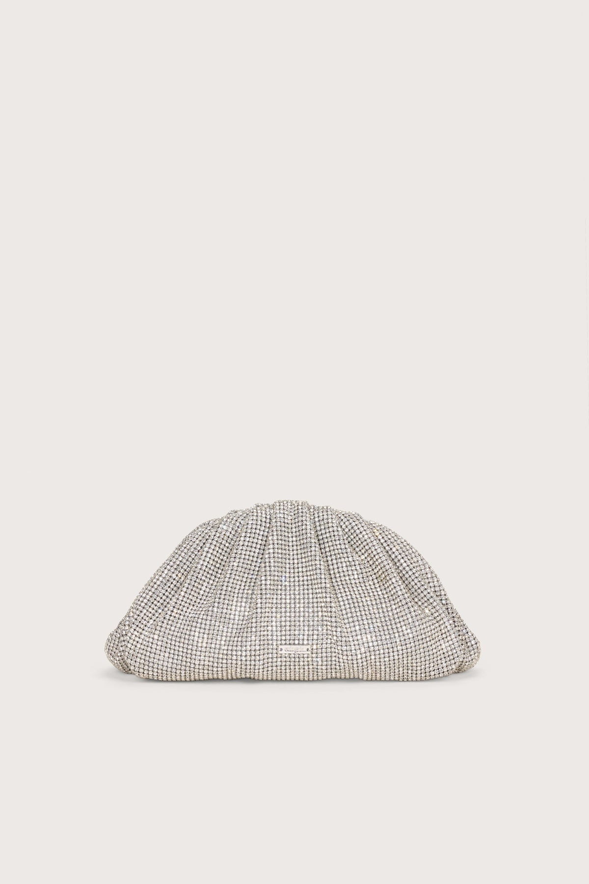 JAALA MINI RHINESTONE CLUTCH - CLEAR