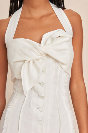 BRYLIE DRESS - OFF WHITE