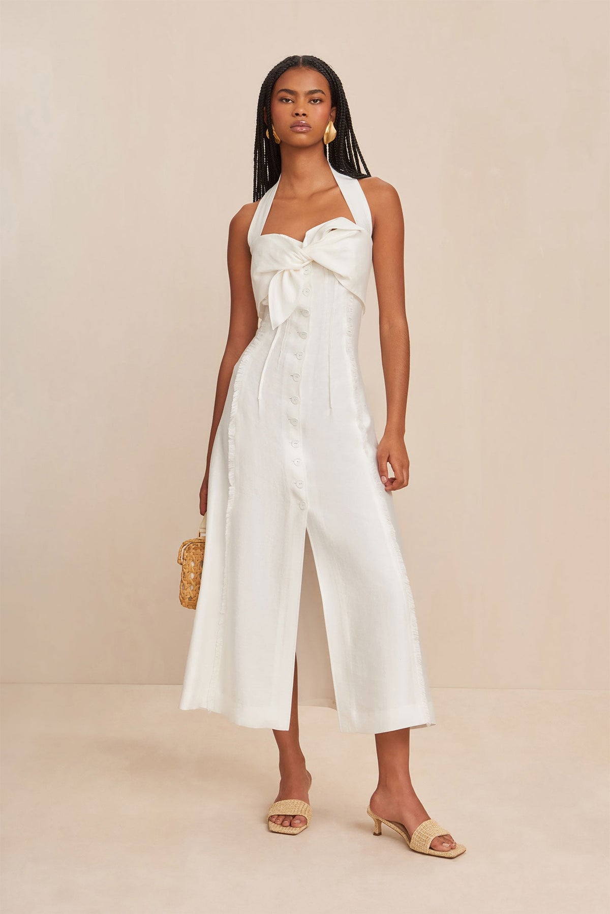 BRYLIE DRESS - OFF WHITE