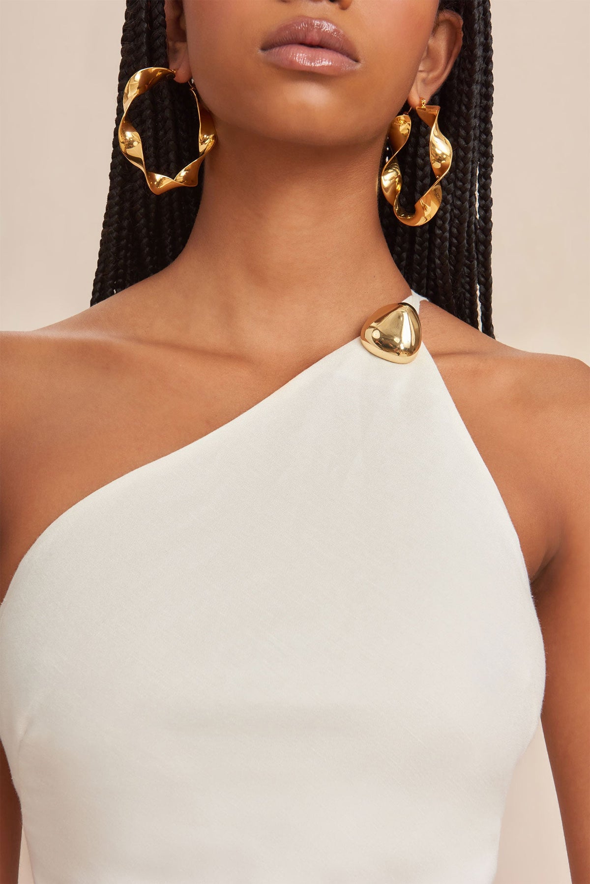 RINLEY DRESS - OFF WHITE