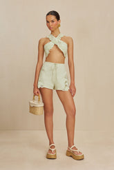 ZURIA SHORT - LIGHT HONEYDEW
