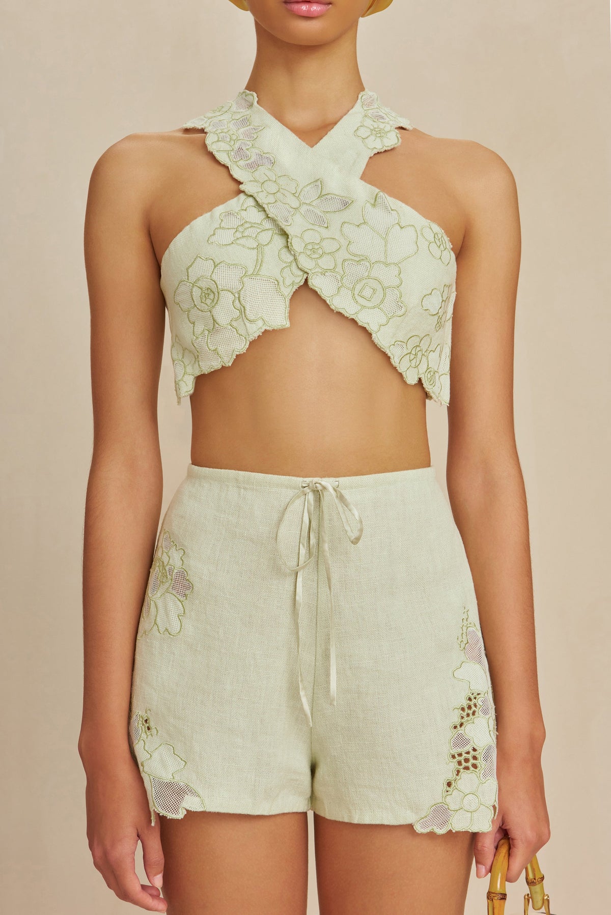 ZURIA SHORT - LIGHT HONEYDEW