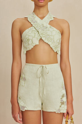 ZURIA SHORT - LIGHT HONEYDEW