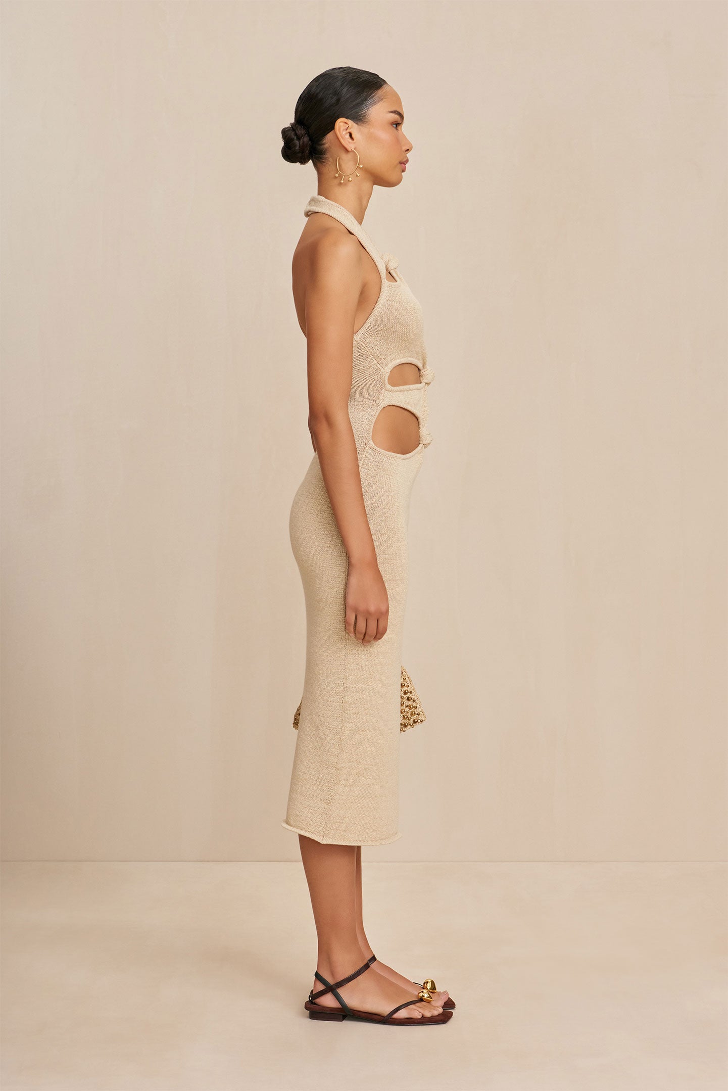ALAINA KNIT DRESS - BEACH