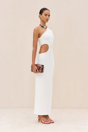 LINNEA KNIT DRESS - OFF WHITE