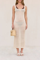 MAI KNIT COVERUP DRESS - BEACH