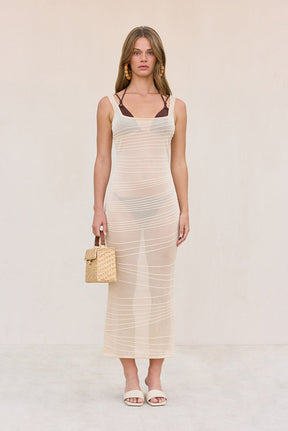 MAI KNIT COVERUP DRESS - BEACH