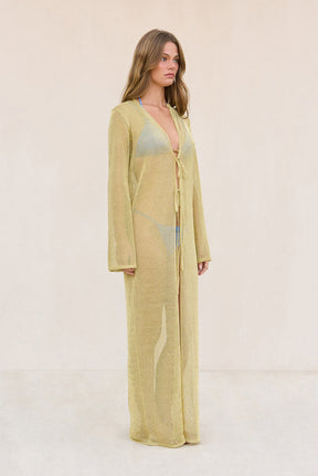 KAYTRA KNIT COVERUP - GOLD