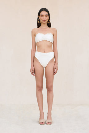 URSULA BIKINI TOP - OFF WHITE