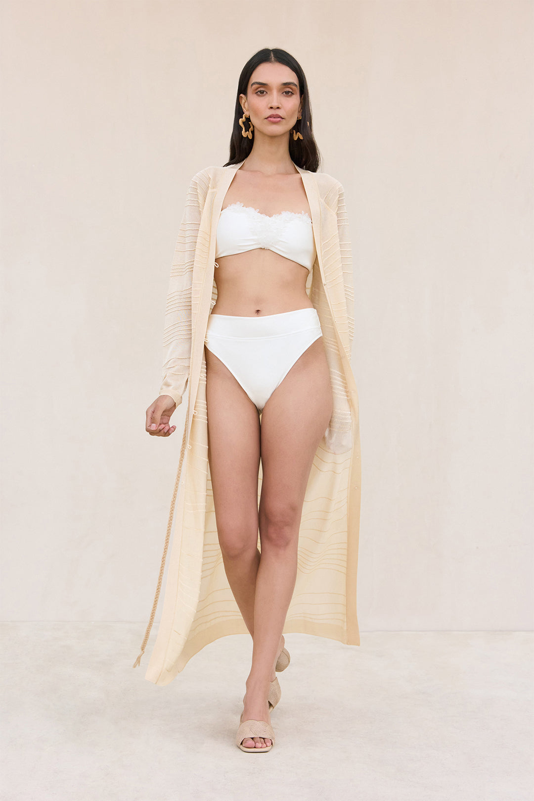 URSULA BIKINI TOP - OFF WHITE