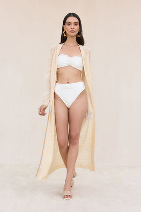 URSULA BIKINI TOP - OFF WHITE