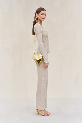 LAWENA KNIT PANT - BEACH
