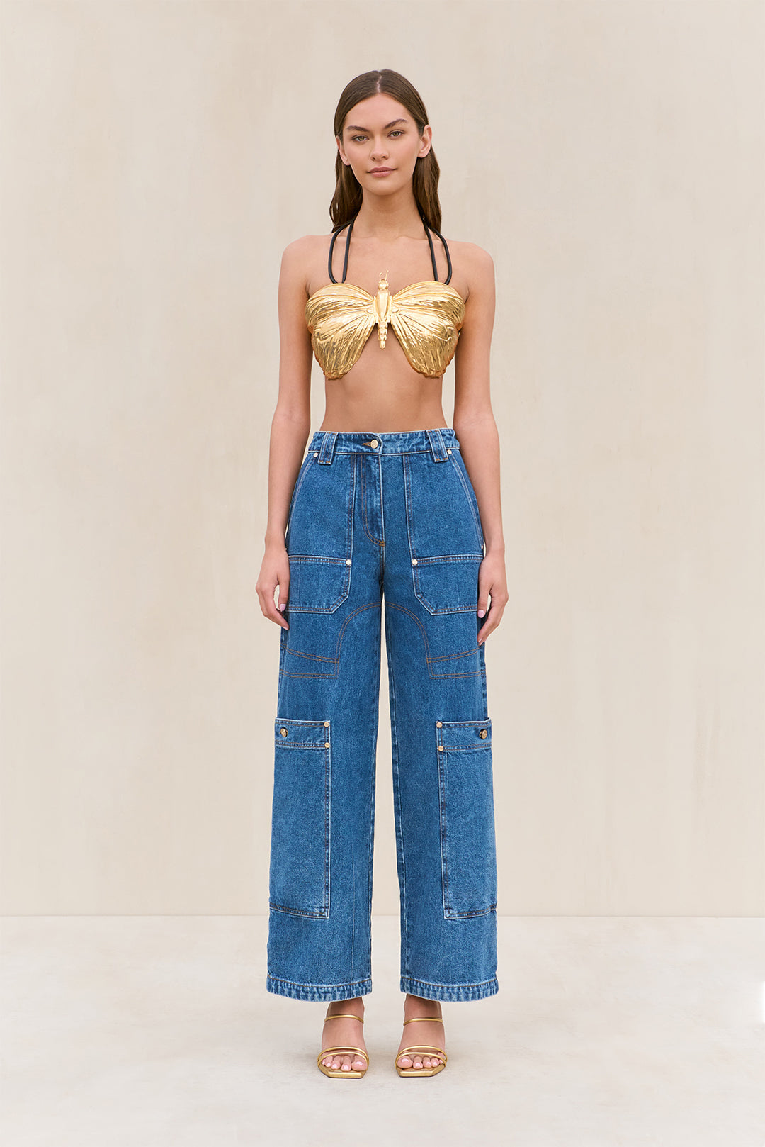 FARFALLA BRALETTE - ANTIQUE BRASS