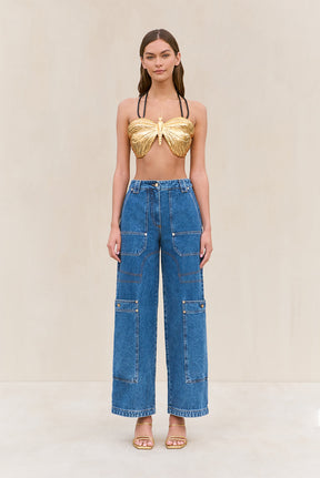 FARFALLA BRALETTE - ANTIQUE BRASS