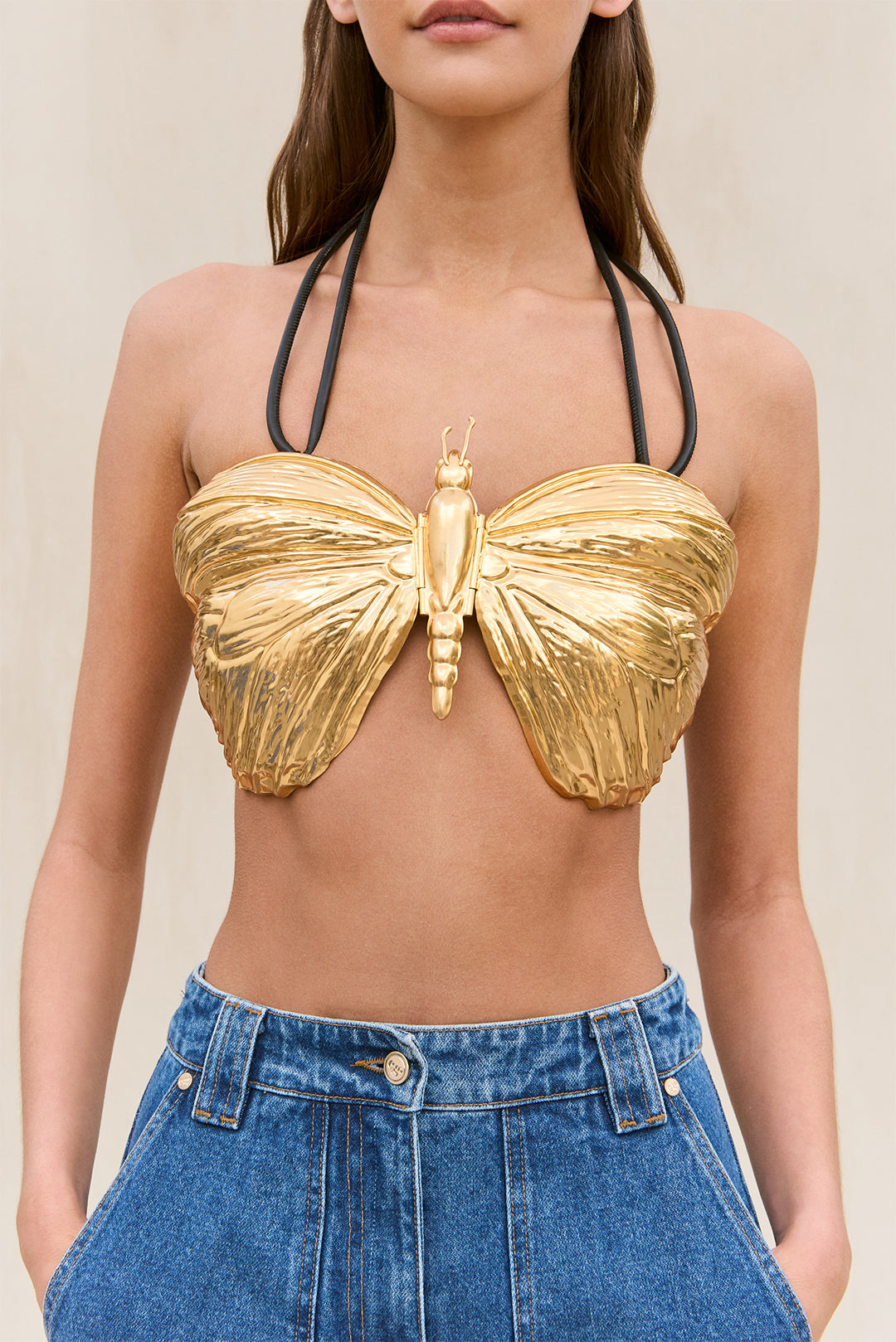 FARFALLA BRALETTE - ANTIQUE BRASS