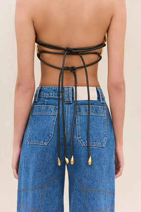 FARFALLA BRALETTE - ANTIQUE BRASS