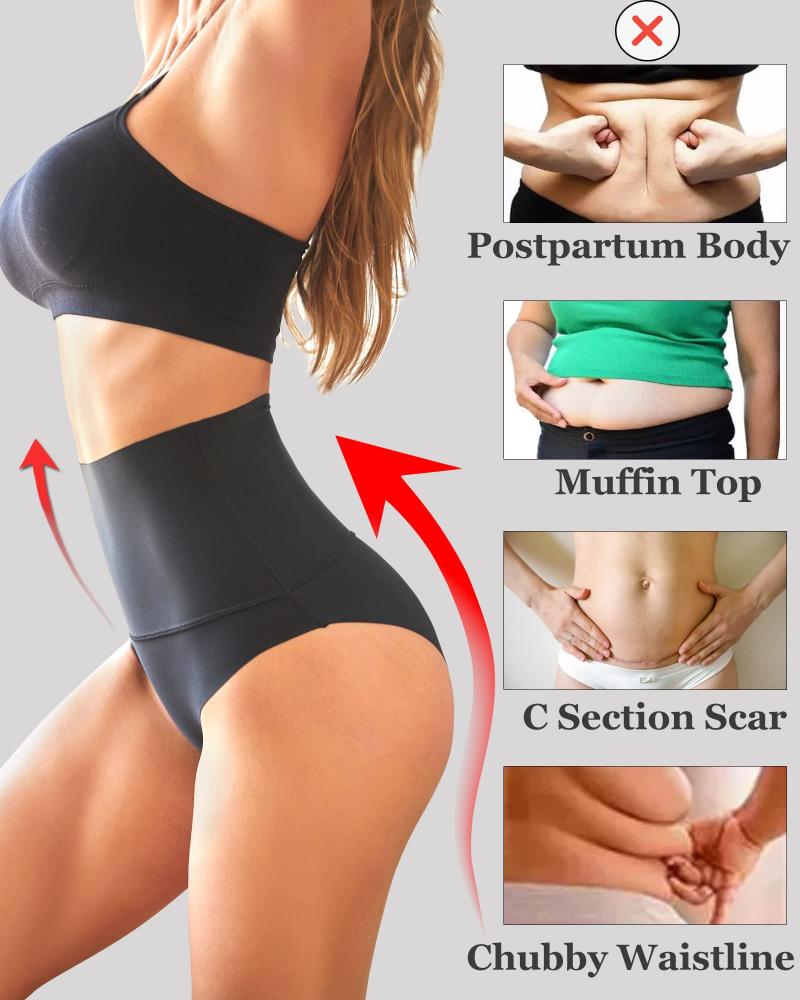 Woobilly® 3-Pack High Waisted Tummy Control Briefs