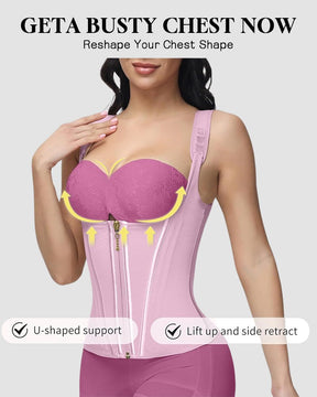 Woobilly® Double Waistband Corset Vest Waist Trainer