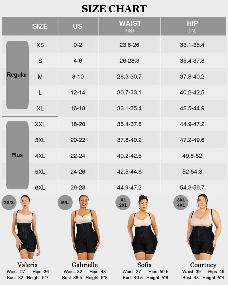 Tummy Control Butt Lifter Bodysuit BBL Fajas