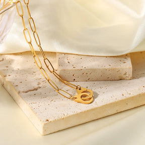 Colar Algemas Banhado a Ouro 18k
