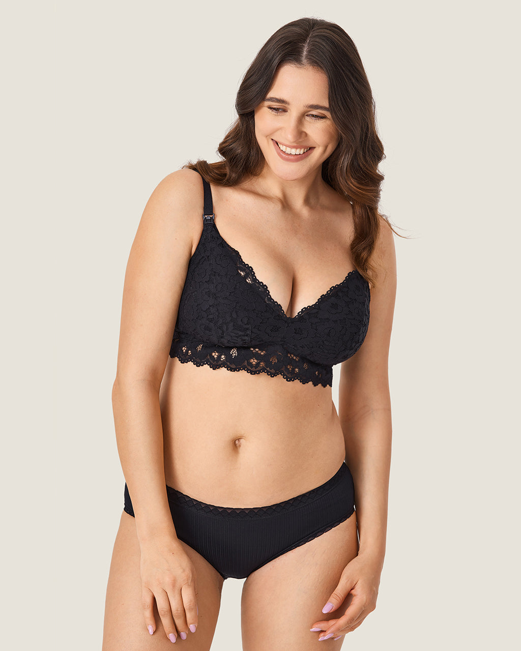 Supportive Lace Nursing Bralette