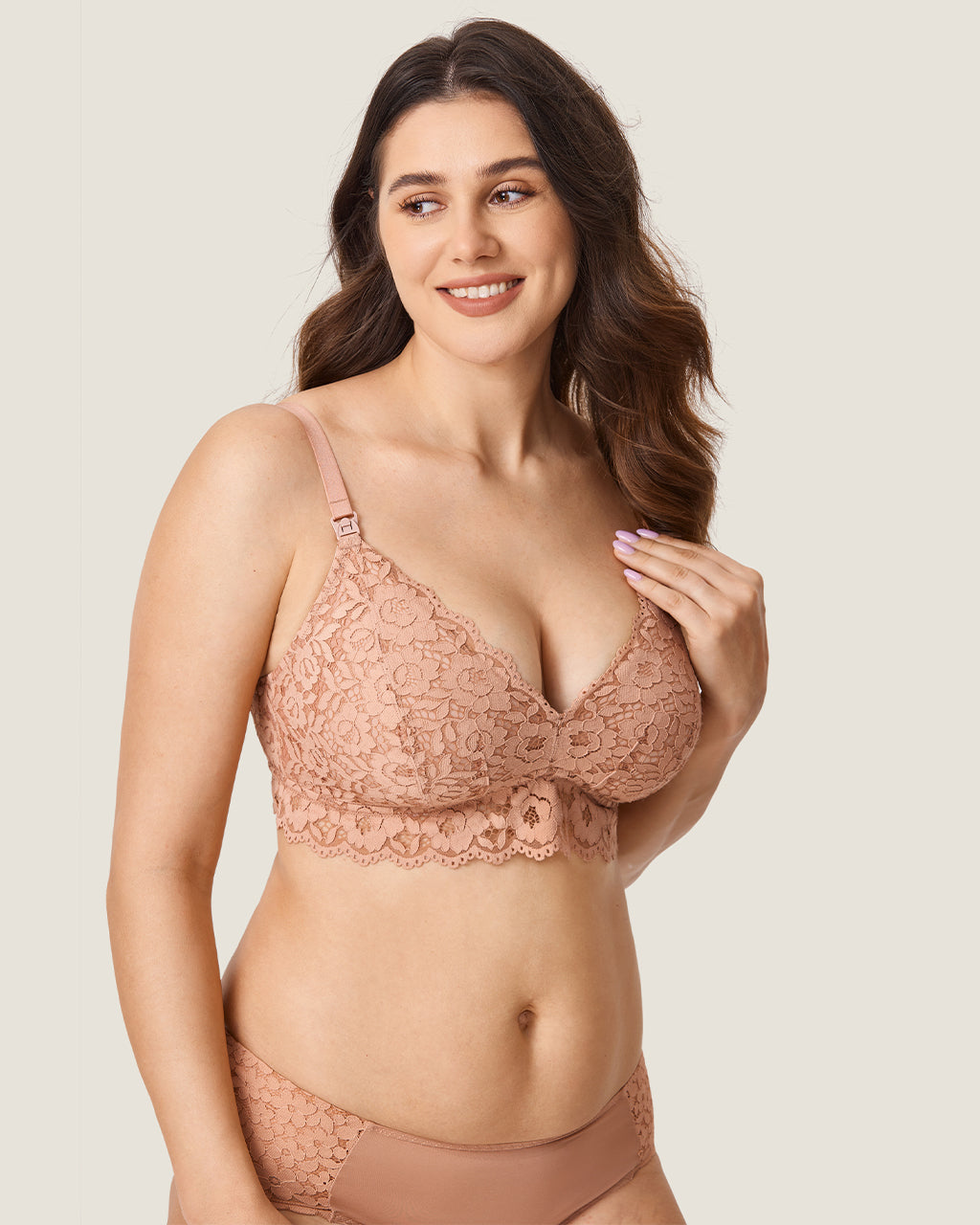 Supportive Lace Nursing Bralette