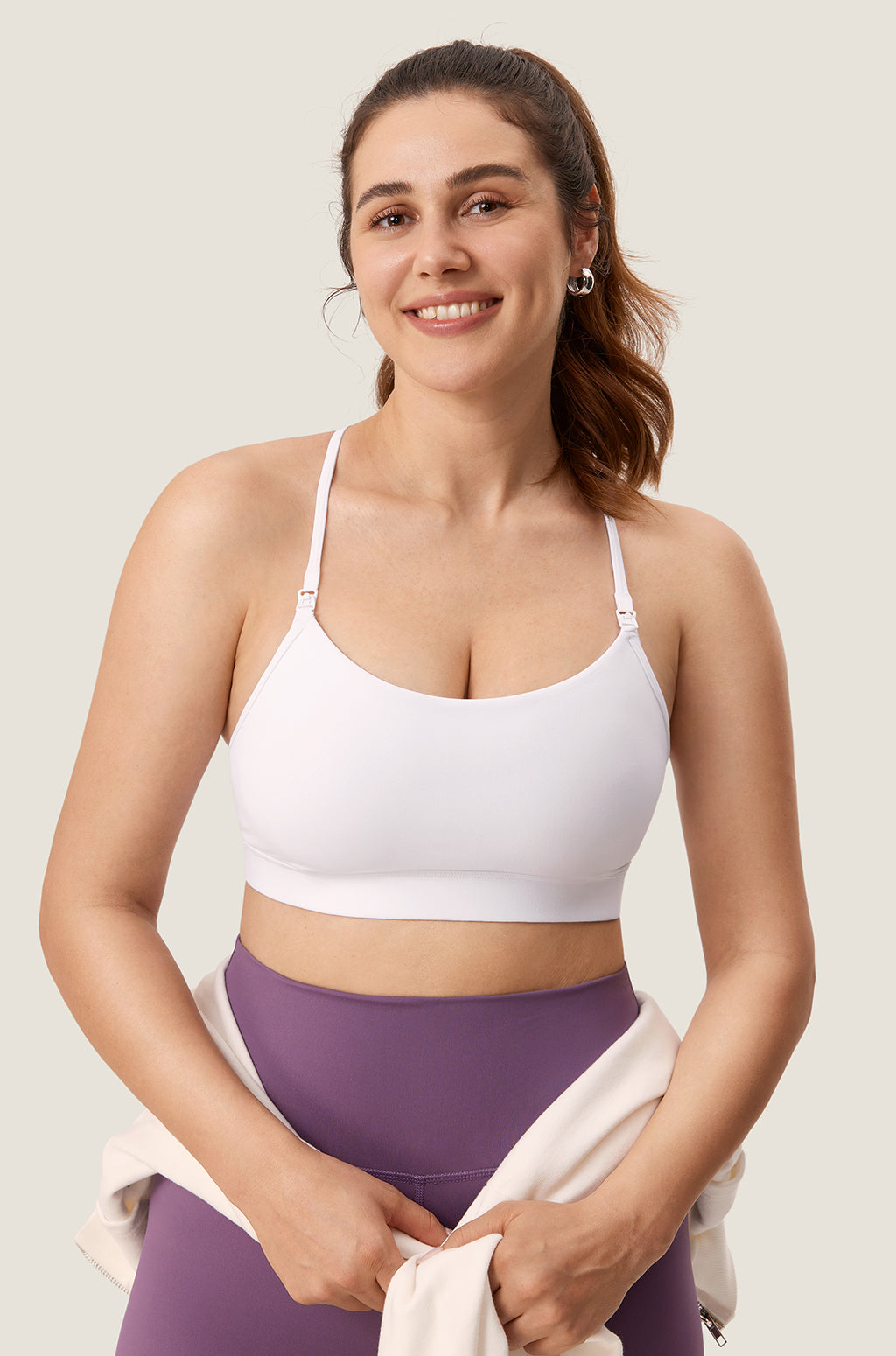 Y Back Yoga Nursing Bra