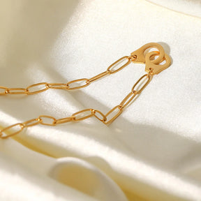 Colar Algemas Banhado a Ouro 18k