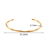 Pulseira Elegante Bambu