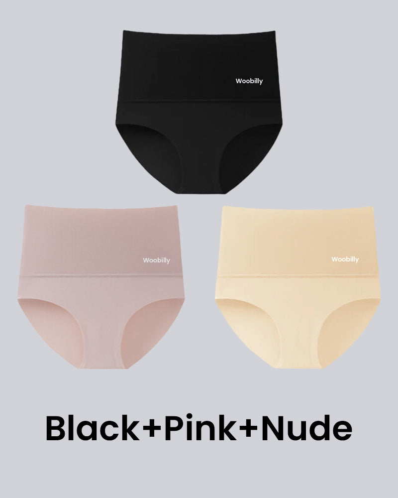 Woobilly® 3-Pack High Waisted Tummy Control Briefs