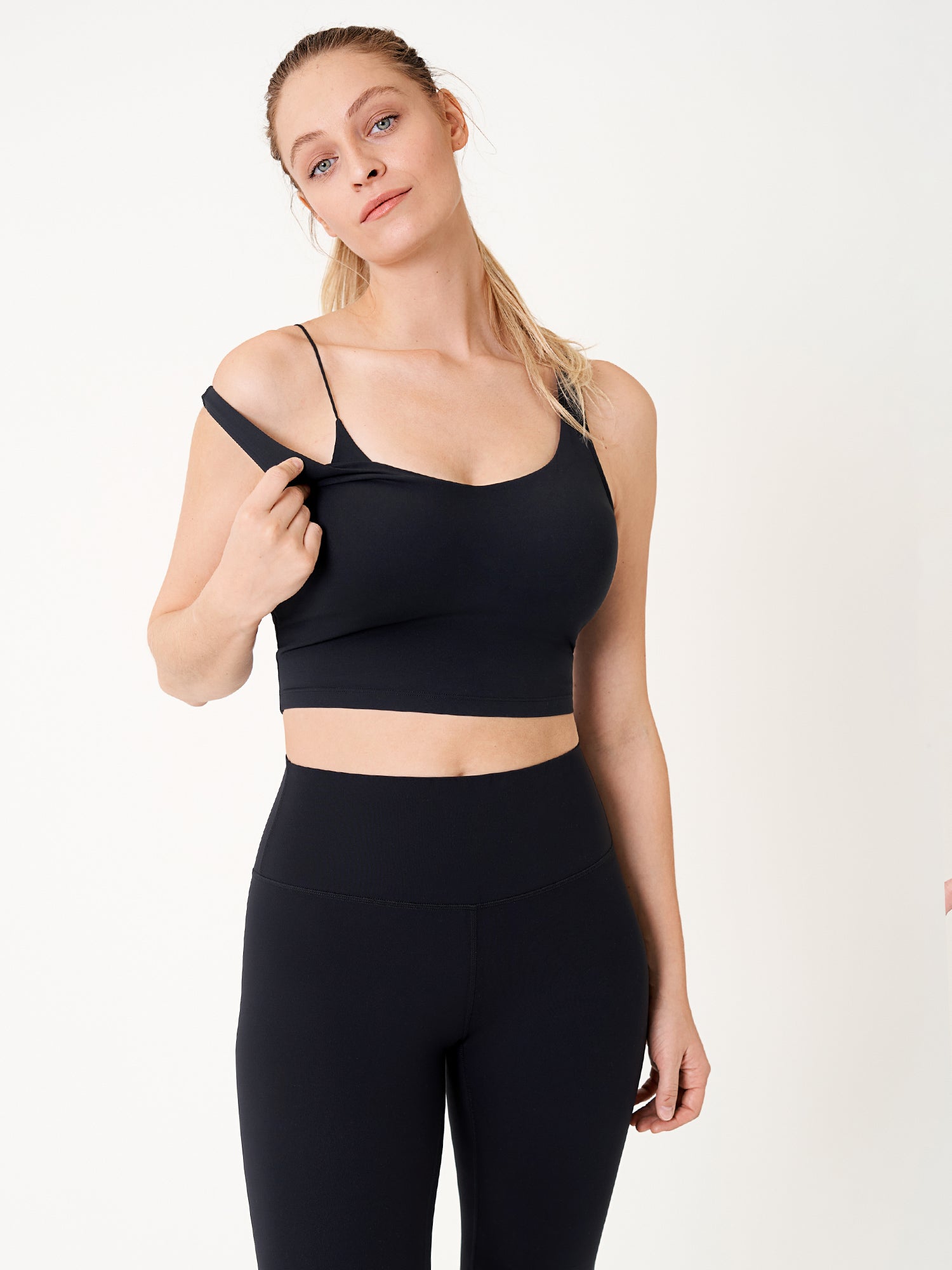 V Neck Nursing Crop Tank Top