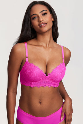 SUNDAY ROSY™ Lace Wireless Push Up Bra