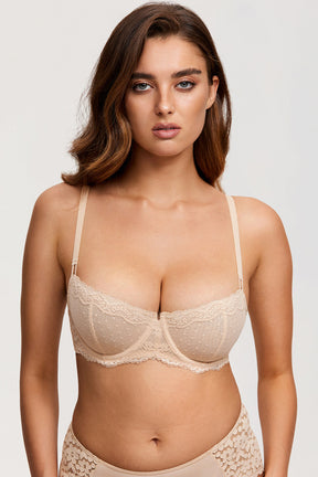 Sexy Lace Balconette Bra