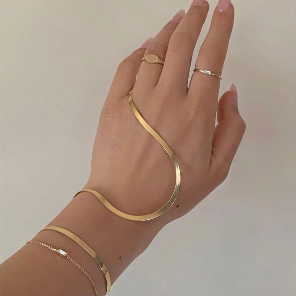 Pulseira Cobra Banhada
