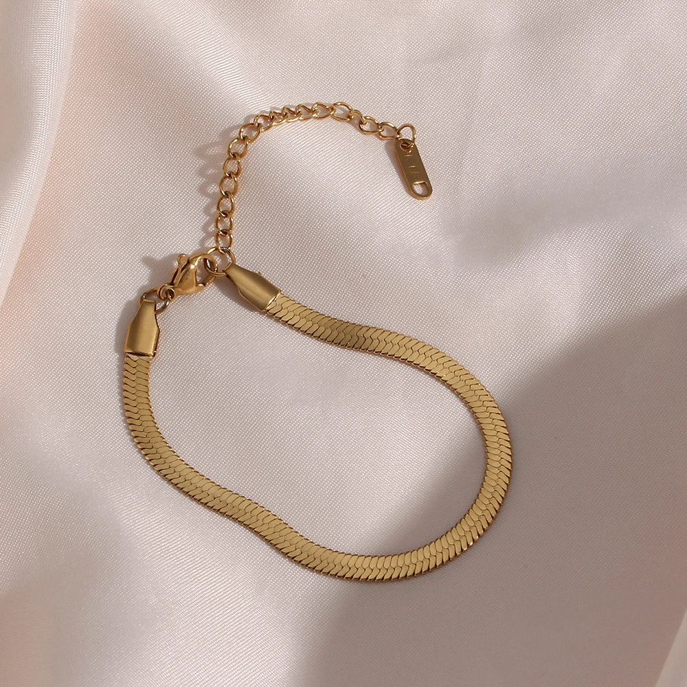 Pulseira Cobra Banhada