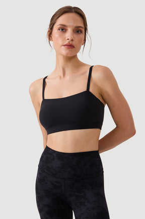 Adjustable Spaghetti Thin Strap Yoga Bra